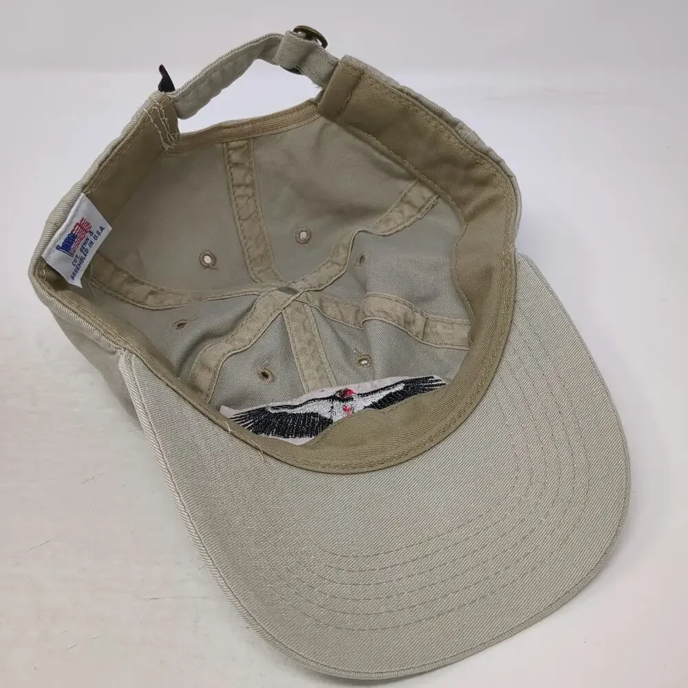 Baseball Cap Beige One Size Grand Canyon National Park Condor Bird Hat Made USA